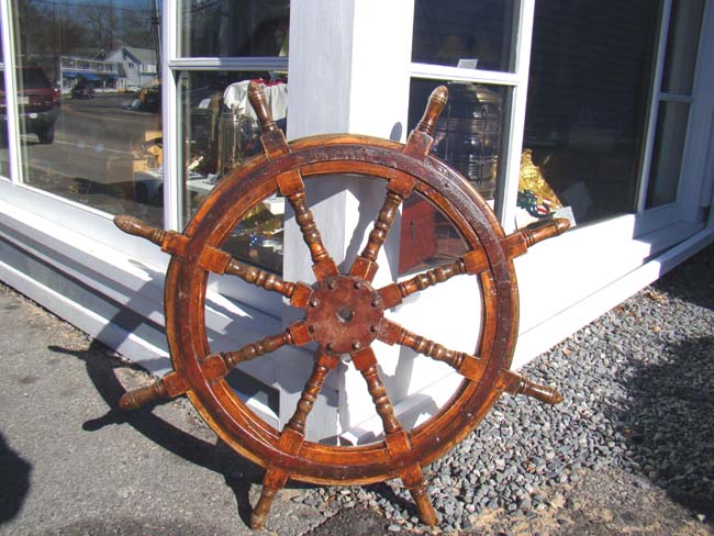 A wonderful 8 spoke Ships' Wheel circa 1890-1900 — image 3